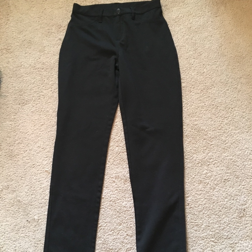 Skinny black dress pants